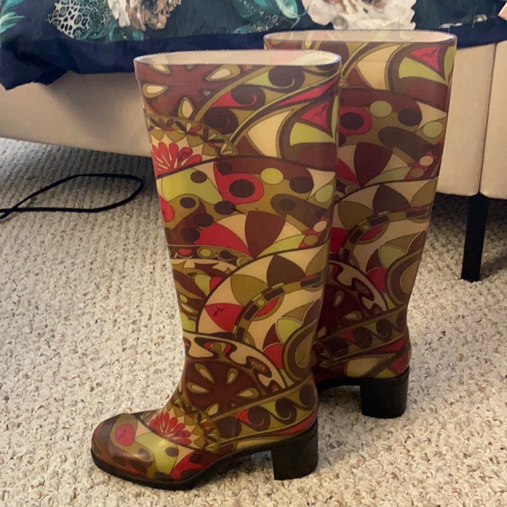 Emilio Pucci rain boots